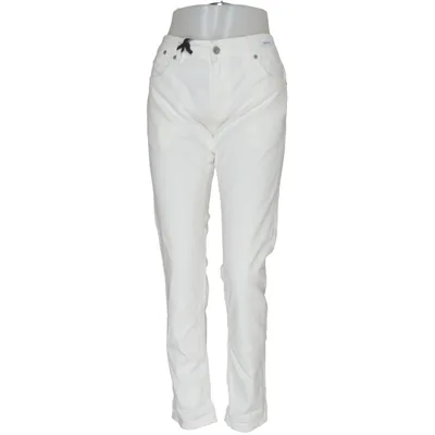 Jean (Blanc) de Uniform Coton, Élasthane