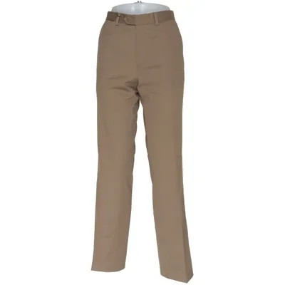 Kostuumbroek (Beige) van Holly Golightly Elastaan, Polyester, Wol