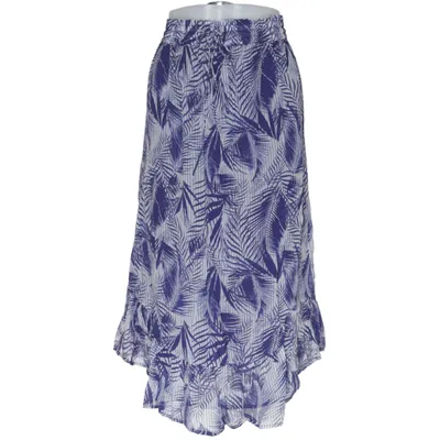 Långkjol (Blå, Vit) från MOLIIN Polyester, Viskos