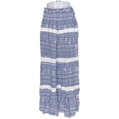 Kjol (Blå, Vit, Flerfärgad) från Ulla Popken Bomull, Viskos