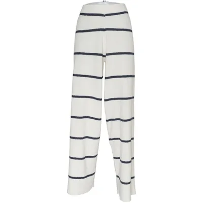 Pantalon patte d'éléphant (Blanc, Bleu) de Zara