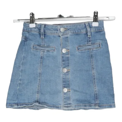 Denim skirt (Blue) from Lindex Kids Cotton, Elastane