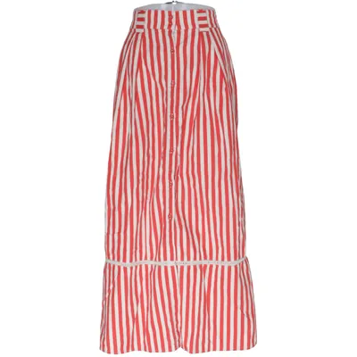 Maxi rok (Rood, Wit) van Bonprix Katoen, Polyester