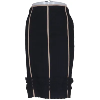 Kjol (Svart, Beige) från Rena Lange Bomull, Kupro, Polyester, Silke