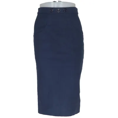 Rok (Blauw) van Collectif Vintage Katoen, Elastaan