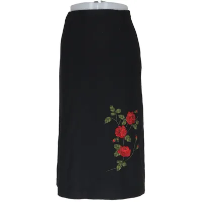 Rok (Zwart, Rood, Groen) van Clothes Viscose, Wol