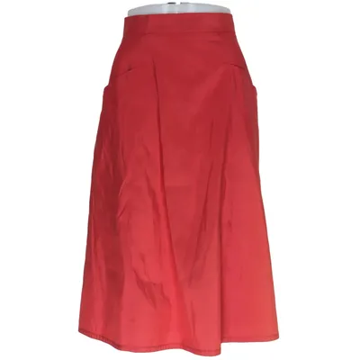 Jupe (Rouge) de Oleana Acétate, Soie, Viscose