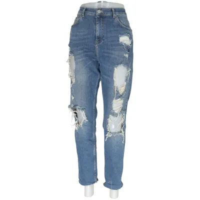 Jeans (Blue) from Never Denim Cotton, Elastane