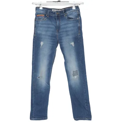 Jeans (Blue) from Ripstop Cotton, Elastane