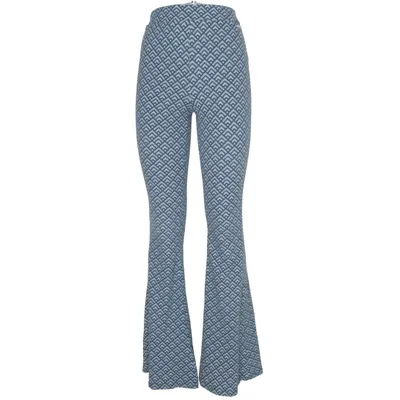 Leggings (Blauw, Wit) van Colourful Rebel Elastaan, Polyester
