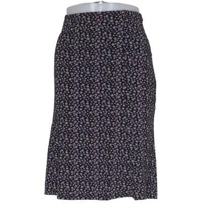 Kjol (Svart, Flerfärgad) från Hennes Collection Elastan, Viskos