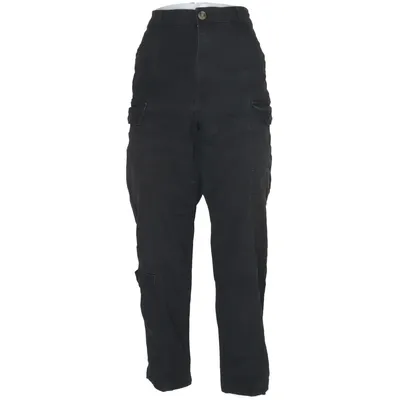 Cargo broek (Zwart) van H&M Katoen, Elastaan