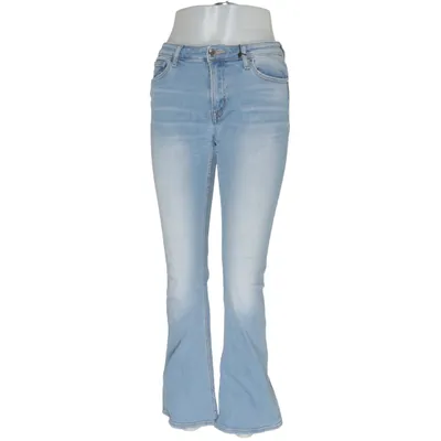 Jean (Bleu) de Met Coton, Élasthane, Polyester