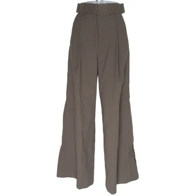 Palazzobukser (Grøn) fra H&M Edition Polyester, Viscose, Elastan