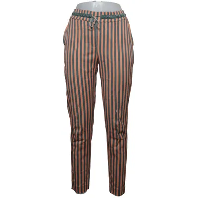 Pants (Orange, Green) from Pom Amsterdam Elastane, Viscose