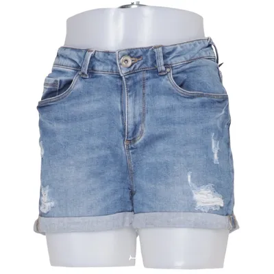 Denim shorts (Blauw) van City Chic Katoen, Elastaan