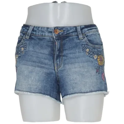 Jeansshorts (Blå, Flerfärgad) från Clockhouse Bomull, Elastan