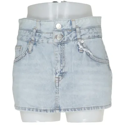 Denim skirt (Blue) from Pull & Bear Cotton