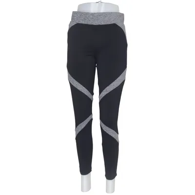 Sportleggings (Zwart, Grijs) van Bubbleroom Sport Elastaan, Polyester