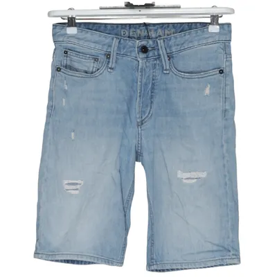 Denim shorts (Razor Short) van Denham Katoen, Elastaan