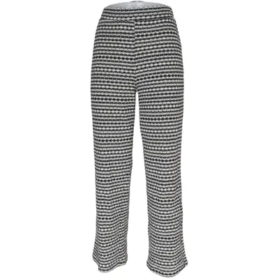 Palazzo pants (Black, White) from Zara Cotton, Polyester