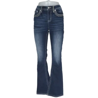 Jeans (Blå) fra Miss Me Bomuld, Elastan, Polyester