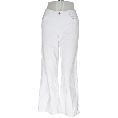 Jeans (White) from Pieces Elastane, Recycled cotton