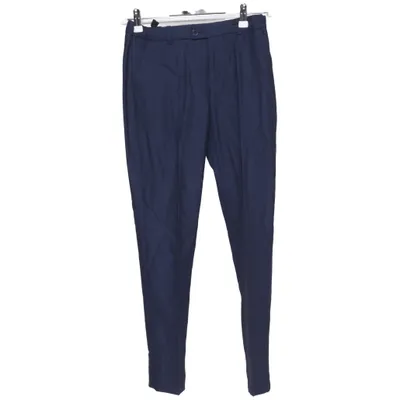 Kostymbyxor (Blå) från Zara Boys Collection Polyester, Ull