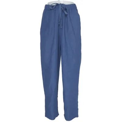 Pantalon patte d'éléphant (Bleu) de LC Waikiki Coton, Lin, Viscose