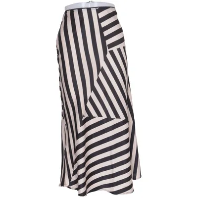 Rok (Zwart, Beige) van Mango Gerecycled polyester