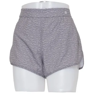 Short de sport (Gris, Blanc) de Sophia Thiel Élasthane, Polyester