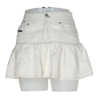 Denim skirt (White) from Diesel Cotton
