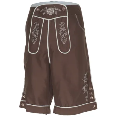 Pantalon en cuir traditionnel (Marron) de FC Bayern München Polyester