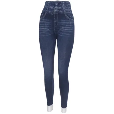 Treggings (Blå) från Dress Like Marie Elastan, Polyester, Viskos