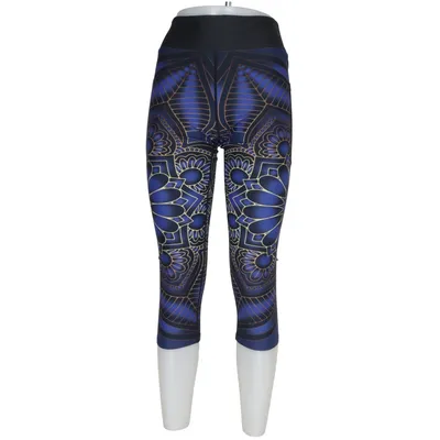 Träningstights (Blå, Svart, Guldfärgad) från Maya Freya Elastan, Polyester