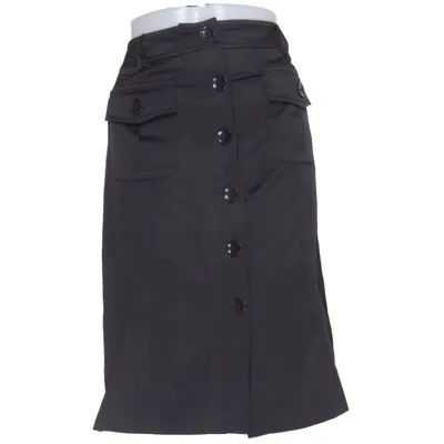 Kjol (Svart) från Cortefiel Bomull, Elastan, Polyester, Viskos