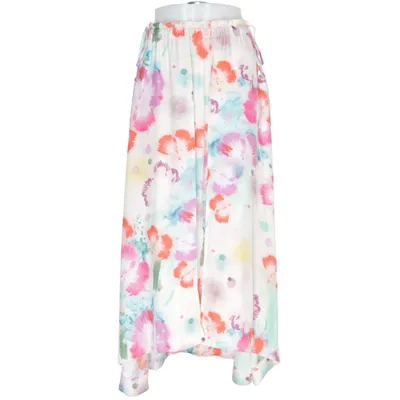 Pantalon patte d'éléphant (Blanc, Multicolore) de GAS Woman Polyester