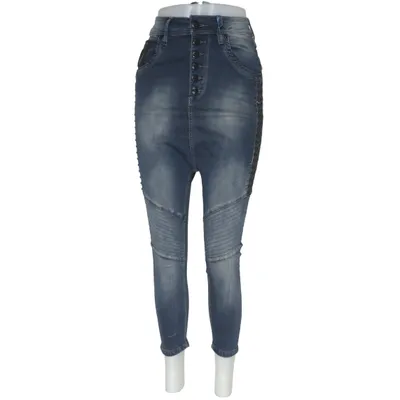Jeans (Blå) från Madame Bomull, Elastan