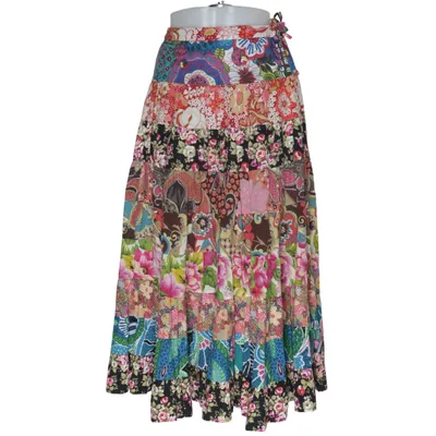 Maxi skirt (Multicolored) from Alba Moda Cotton