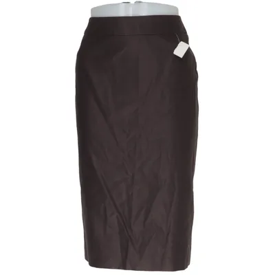 Jupe (Marron) de MaxMara Élasthane, Soie, Laine