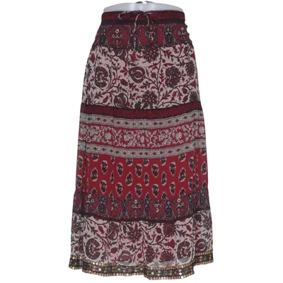Långkjol (Röd, Vit, Brun) från Limited Collection Polyester