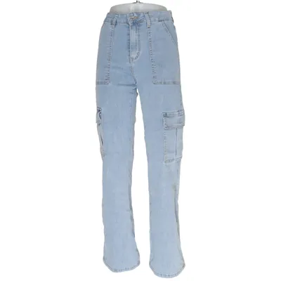 Pantalon cargo (Bleu) de Monday Premium Coton, Élasthane, Polyester