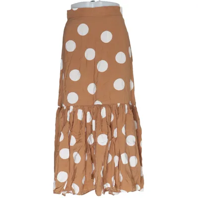 Maxi rok (Bruin, Meerkleurig) van H&M Trend Polyamide, Lyocell