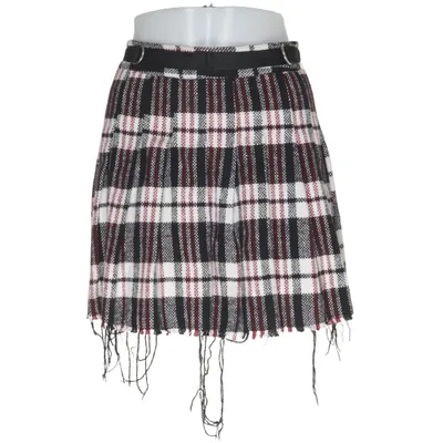 Jupe (Blanc, Noir, Rouge) de Dolls Kill Polyester, Laine