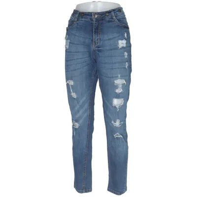Jeans (Blå) från TrulyMine Bomull, Elastan