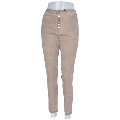 Spijkerbroek (Beige) van Met Katoen, Elastaan
