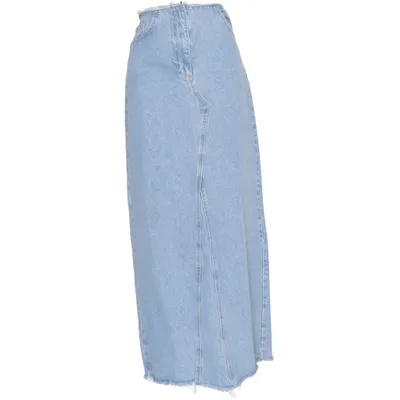 Jeanskjol (Blå) från Mango Återvunnen bomull