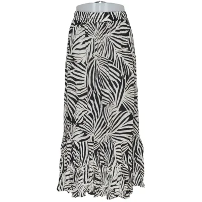Maxi rok (Zwart, Wit) van Palmers Viscose