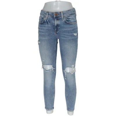 Spijkerbroek (Blauw) van River Island Petite Katoen, Elastaan, Polyester