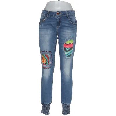 Jeans (Blå, Flerfärgad) från Desigual Bomull, Elastan, Polyester